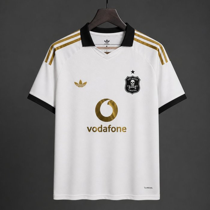 26/27 Orlando Pirates Away White Jersey