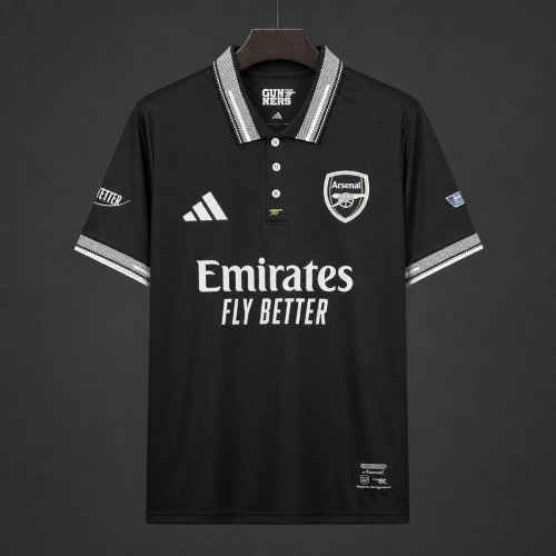 26/27 Arsenal Polo Concept Black Special POLO Jersey