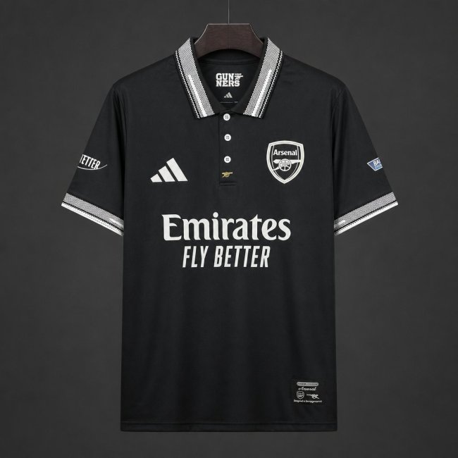 26/27 Arsenal Polo Concept Black Special POLO Jersey