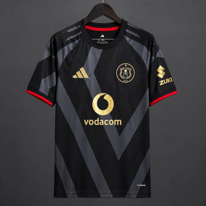 26/27 Orlando Pirates Home Black Jersey