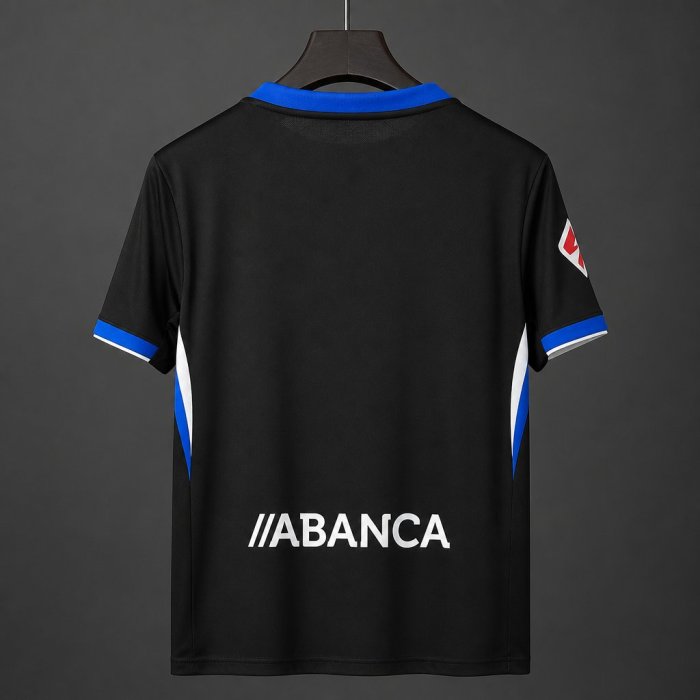 26/27 Deportivo La Coruna Away Black Jersey