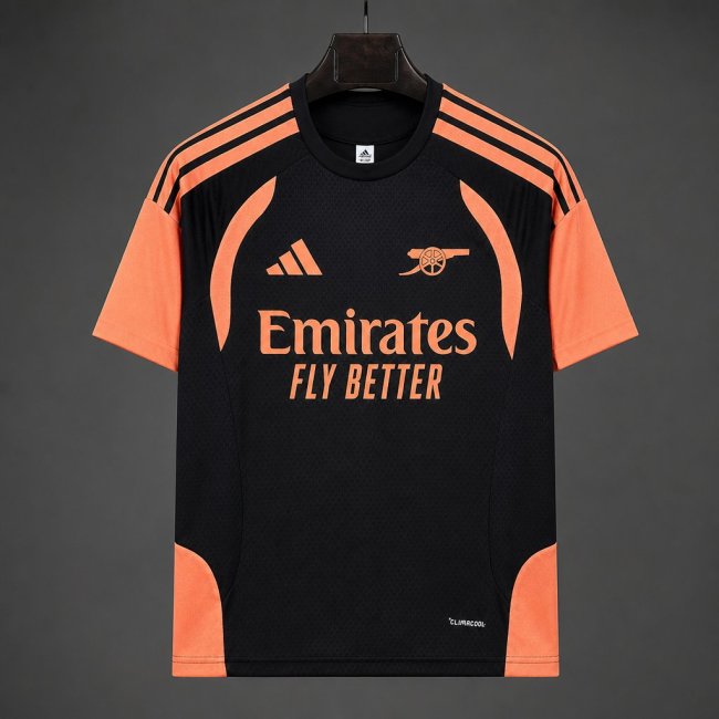 26/27 Arsenal  Black&Orange  Training  Jersey