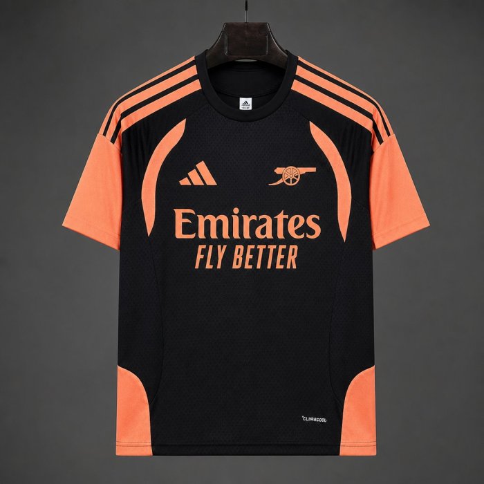 26/27 Arsenal  Black&Orange  Training  Jersey
