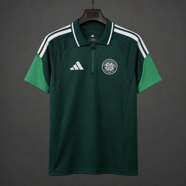 26/27 Celtic Green Training Polo Jersey