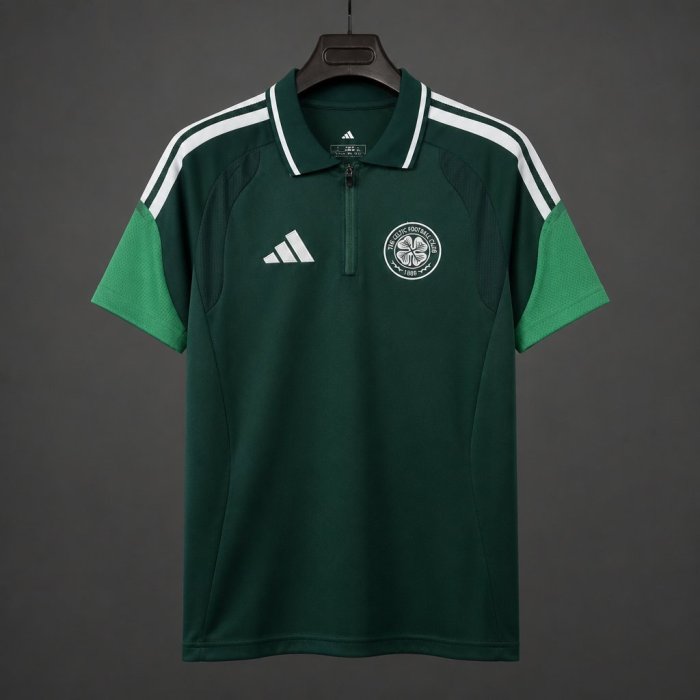 26/27 Celtic Green Training Polo Jersey