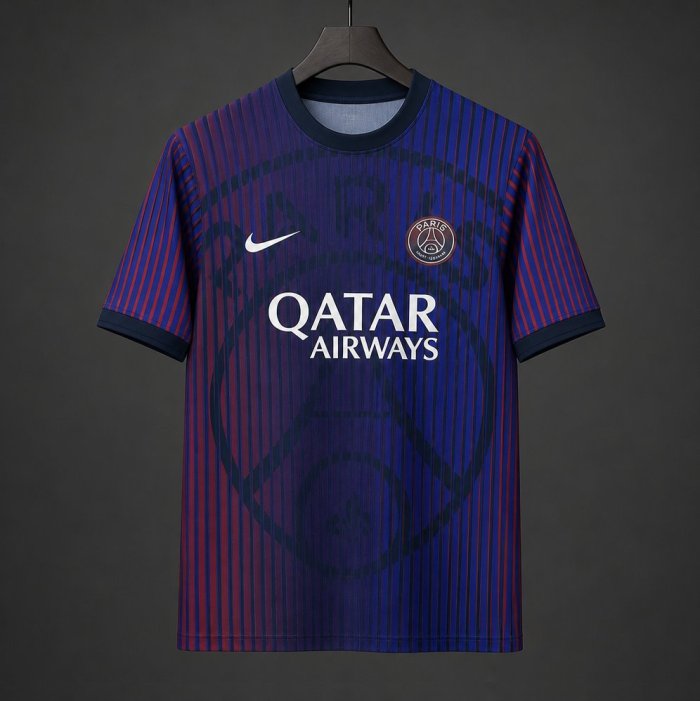 26/27 Paris Saint-Germain Pre-Match Away Purple  Jersey