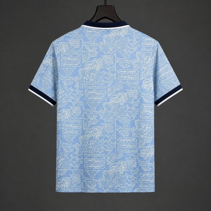 2026 England Light Blue with Graphic Pattern Special Edition Jersey