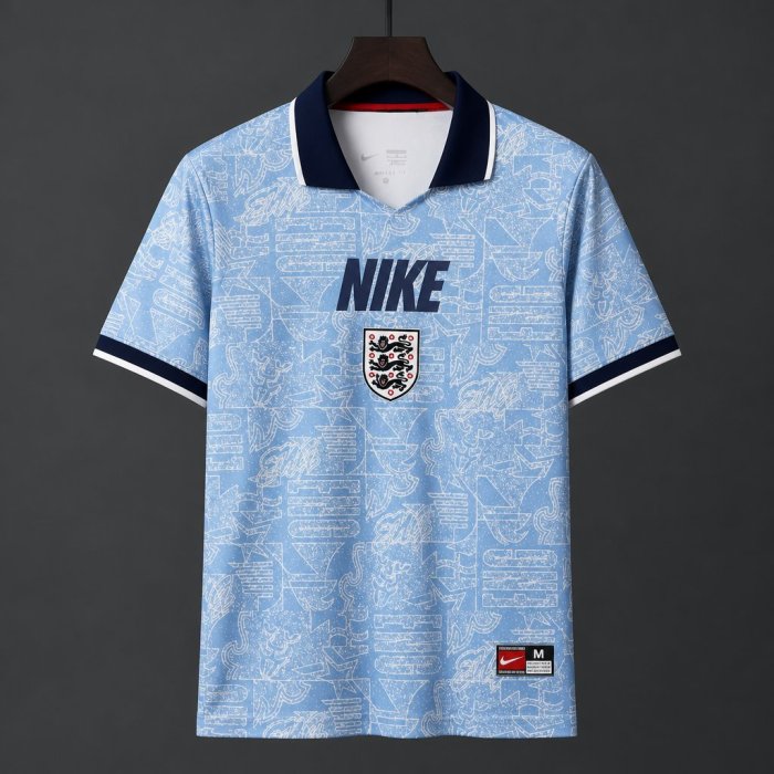 2026 England Light Blue with Graphic Pattern Special Edition Jersey