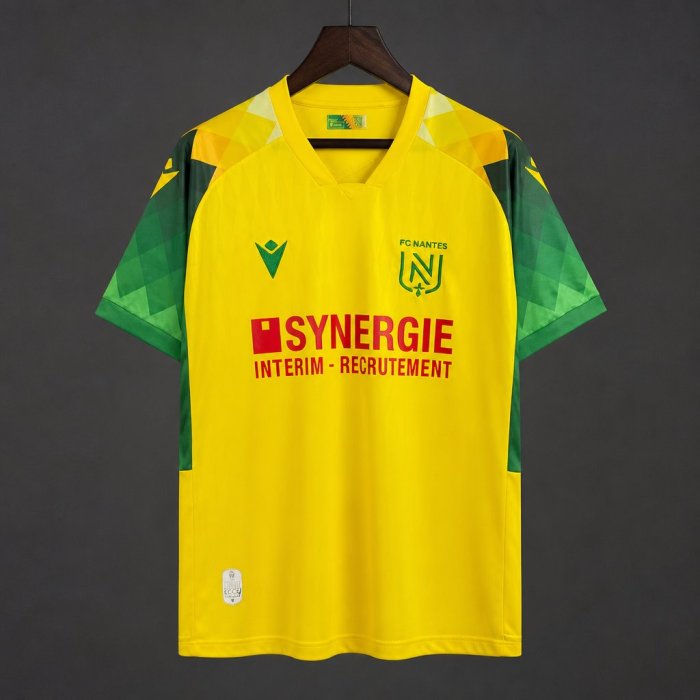 26/27 FC Nantes Yellow & Green Home Jersey