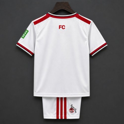 26/27 Kids FC KOELN Home White Jersey