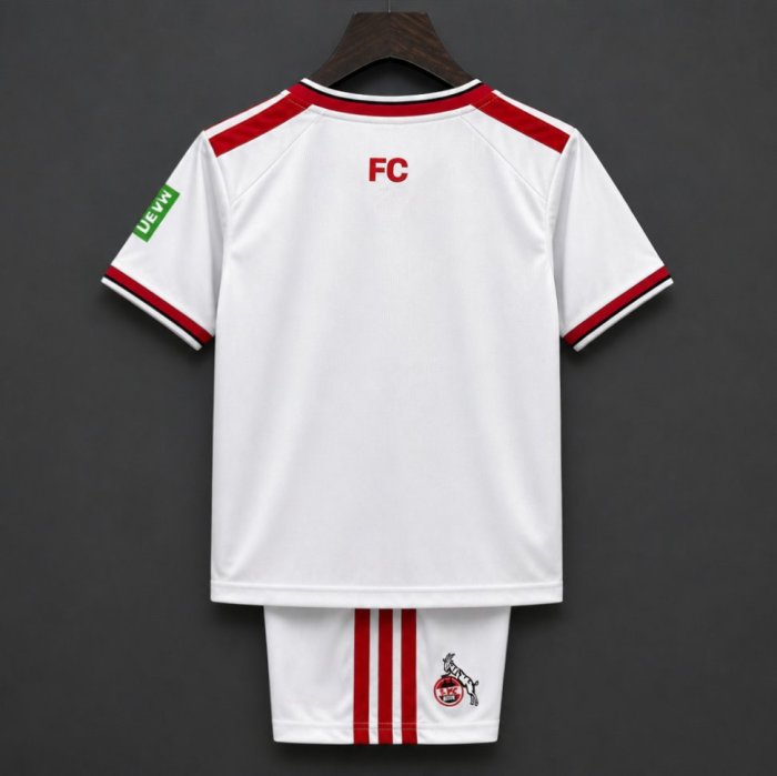 26/27 Kids FC KOELN Home White Jersey