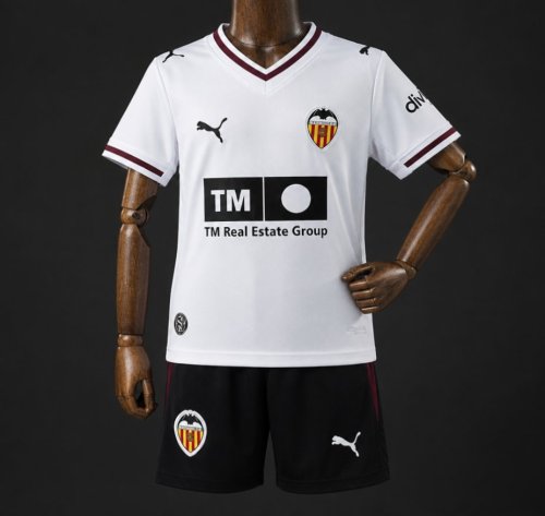 26/27 Kids Valencia Home Jersey