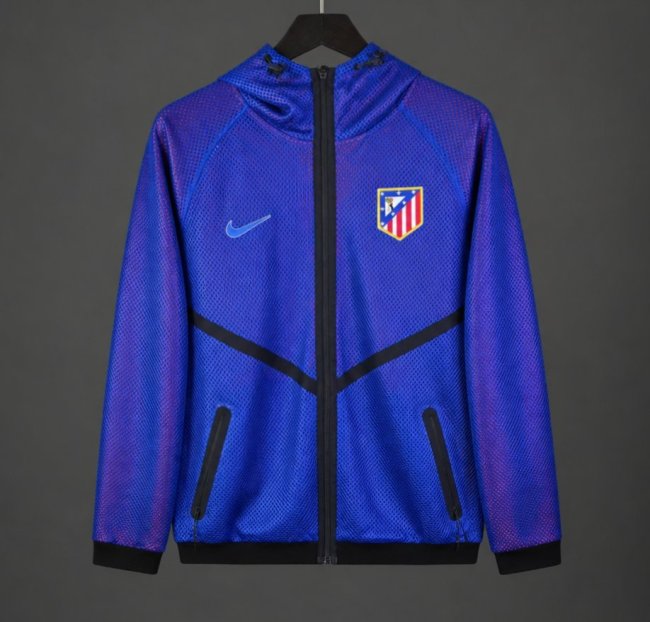 2026 USA Lightweight Breathable Mesh Windbreaker Blue Jacket