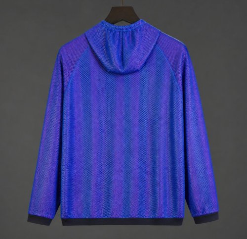 2026 USA Lightweight Breathable Mesh Windbreaker Blue Jacket