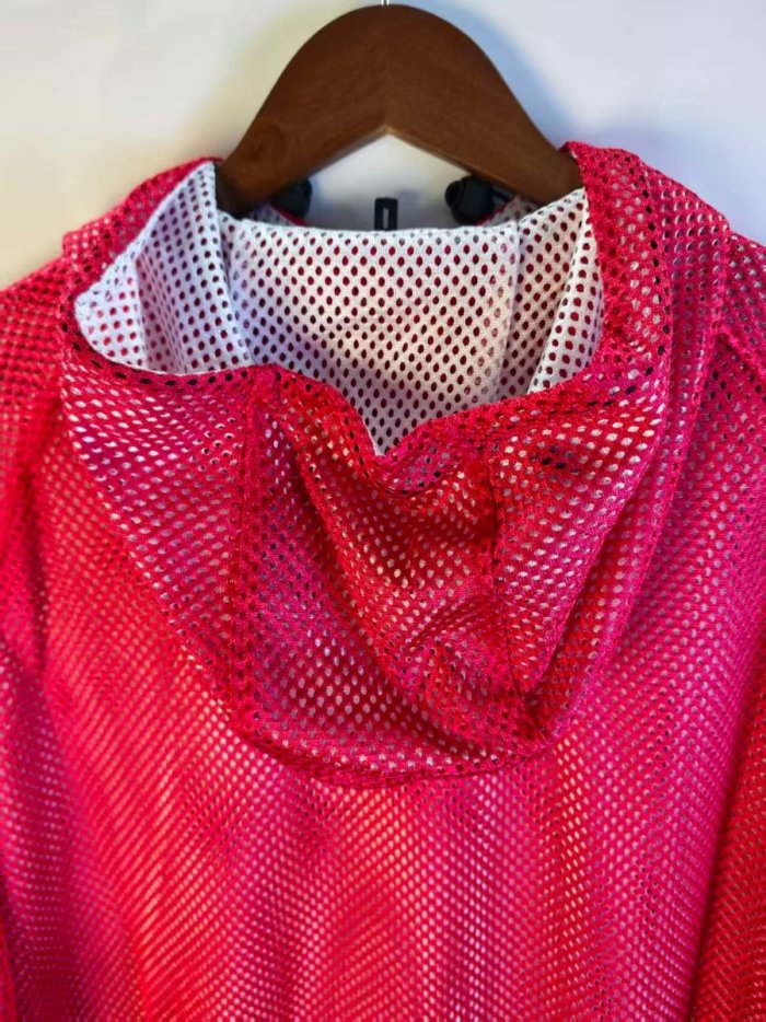 2026 USA Lightweight Breathable Mesh Windbreaker Pink Jacket
