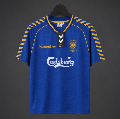 Retro 88/89 Wimbledon 'FA Cup Winners' Home Jersey