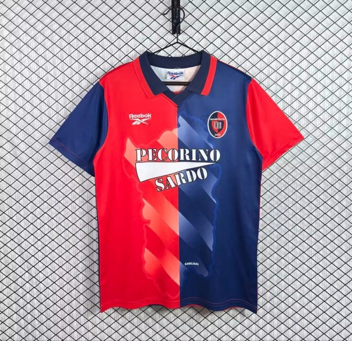 Retro 96/97 Cagliari Calcio Home Jersey