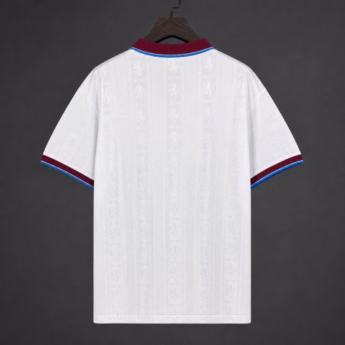 Retro 95/96  Aston Villa White Away Jersey
