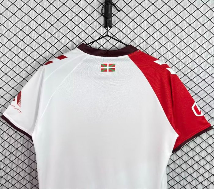 26/27 SD Eibar Red & White Diagonal Split Home Jersey