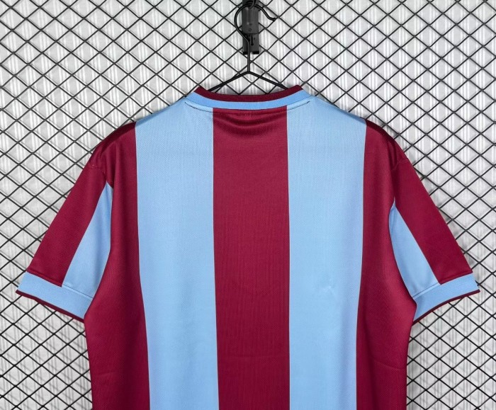 Retro 99/00  Aston Villa Claret & Sky Blue Stripes Home Jersey