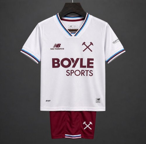26/27 KIDS West Ham United Away White Jersey