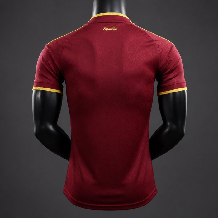 Player Version 26/27 Spain Third  Burgundy Jersey