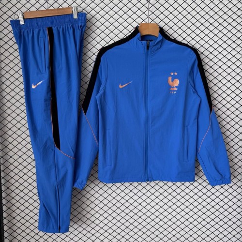 2026 France Blue & Black Training Tracksuit