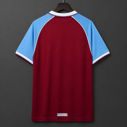 Retro 08/09 Aston Villa Claret & Sky Blue Home Jersey