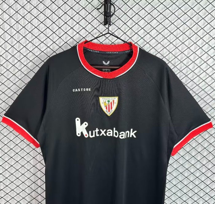 26/27 Athletic Club Bilbao Black Away Jersey