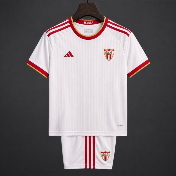 26/27 KIDS Sevilla Home Jersey
