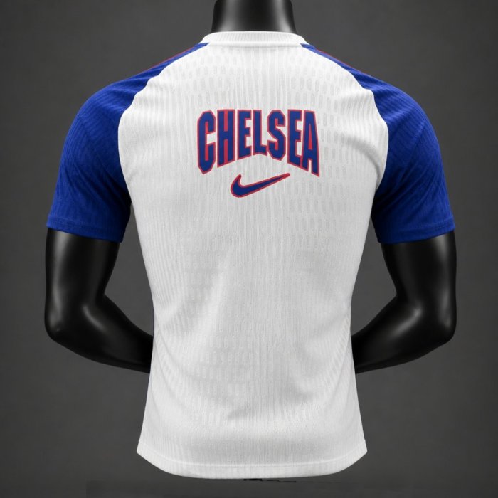 Player Version 26/27 Chelsea White with Blue  Away Jersey