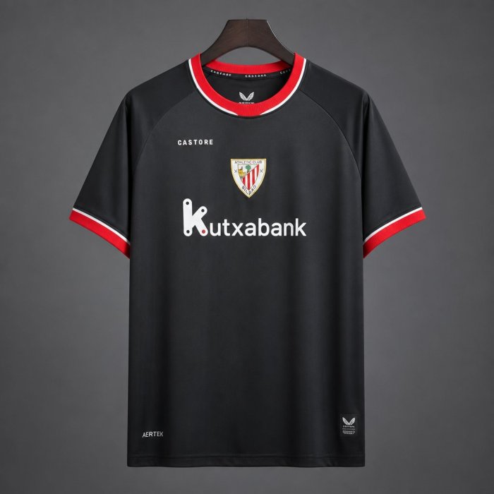 26/27 Athletic Club Bilbao Black Away Jersey