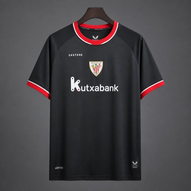 26/27 Athletic Club Bilbao Black Away Jersey