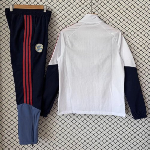 26/27 Bayern Munich White & Red Training Tracksuit