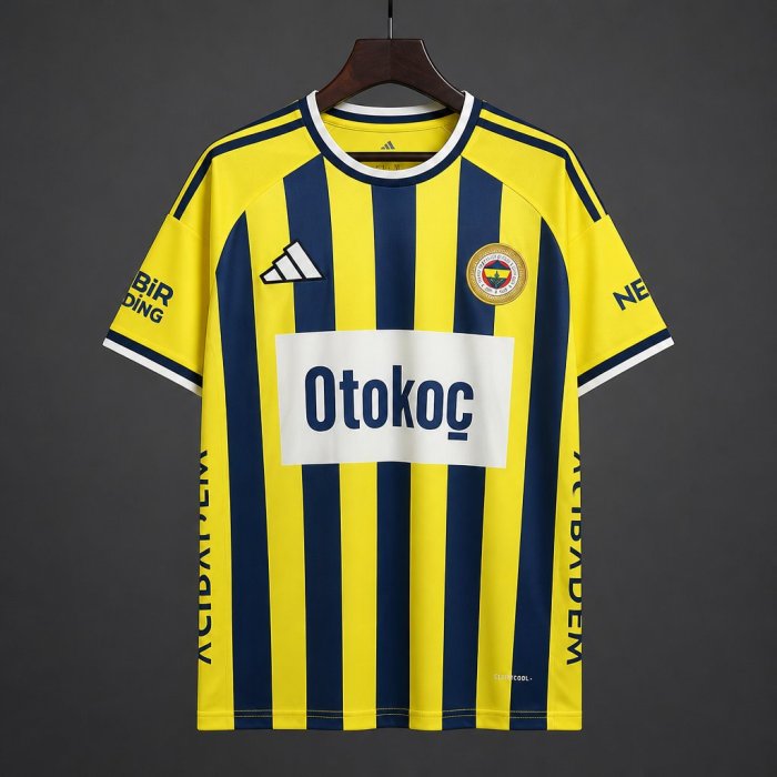 26/27 Fenerbahçe SK Yellow & Navy Blue Stripes Home Jersey