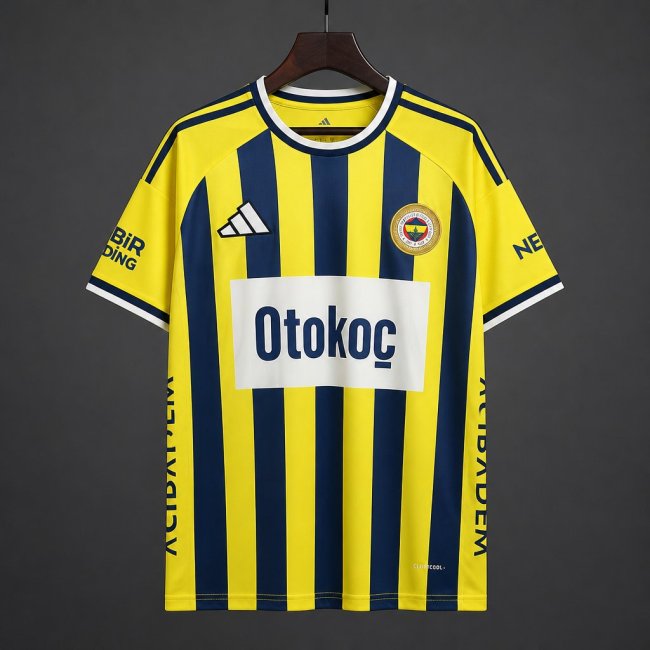 26/27 Fenerbahçe SK Yellow & Navy Blue Stripes Home Jersey