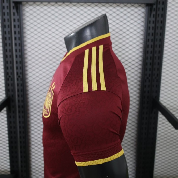 Player Version 26/27 Spain Third  Burgundy Jersey