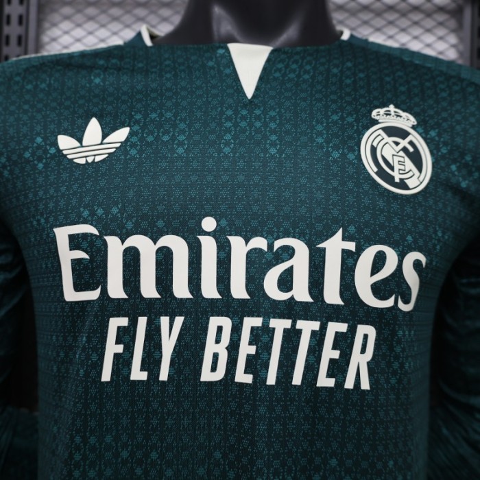 Player Version 26/27 Real Madrid  Long Sleeve Away Jersey