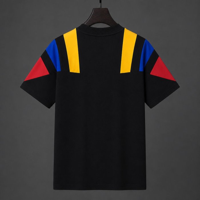 2026 Colombia Black EQT Tricolor Casual Retro T-Shirt