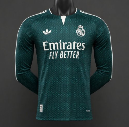 Player Version 26/27 Real Madrid  Long Sleeve Away Jersey