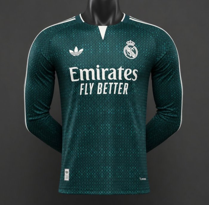Player Version 26/27 Real Madrid  Long Sleeve Away Jersey