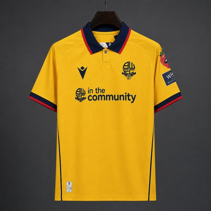 26/27 Bolton Wanderers Third Yellow Jersey