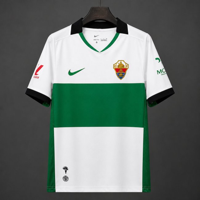 26/27 Elche Home Green&White Jersey