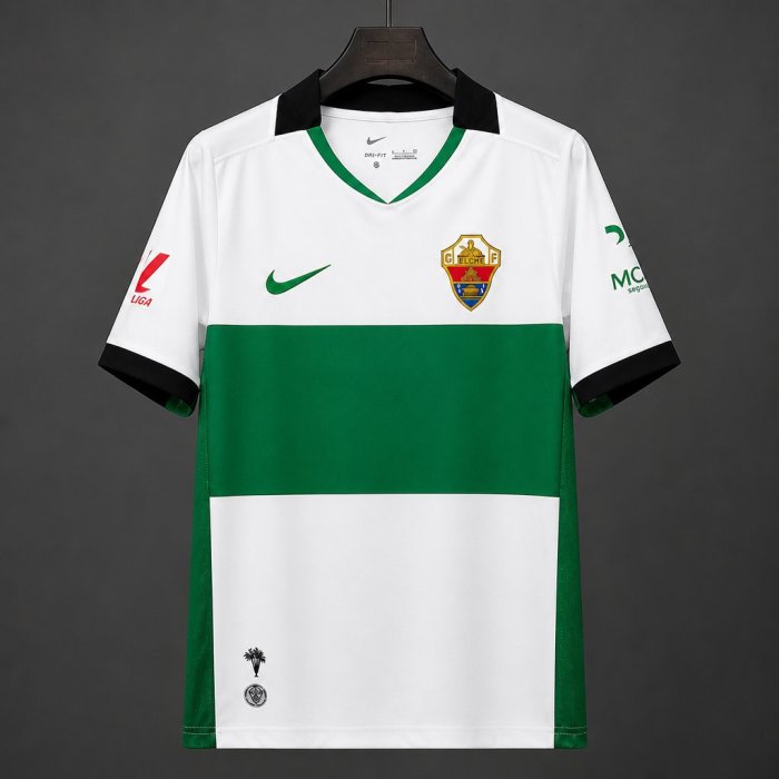 26/27 Elche Home Green&White Jersey
