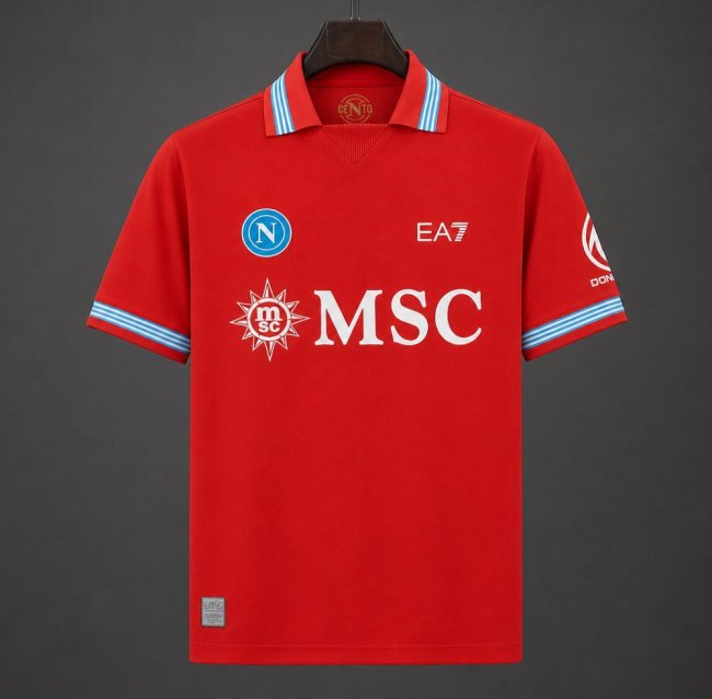 26/27 Napoli Third Red Jersey