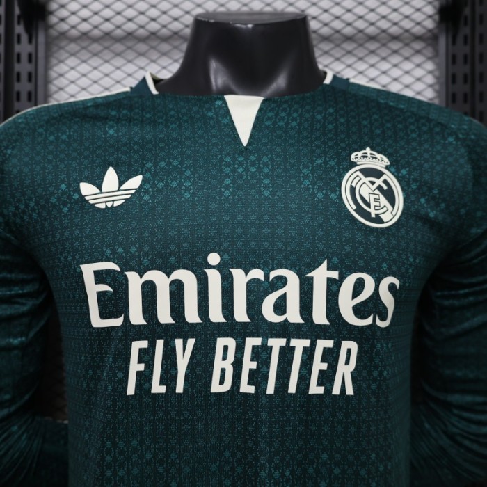 Player Version 26/27 Real Madrid  Long Sleeve Away Jersey