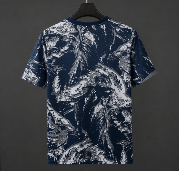 2026 England Blue and White Abstract Graphic Special Edition Training Jersey