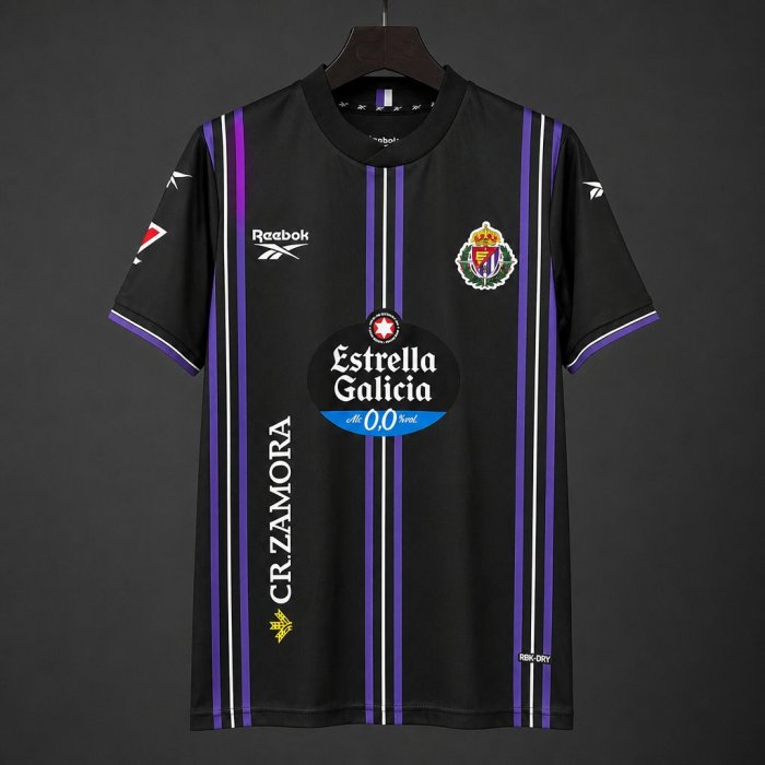 26/27 Real Valladolid Away Black&Pueple Jersey