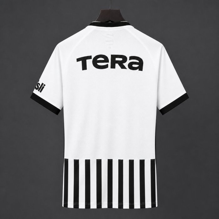 26/27 Beşiktaş JK Black & White Stripes Home Jersey