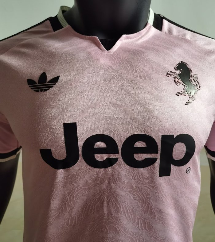 Player Version 26/27 Junvetus Away Pink Jersey